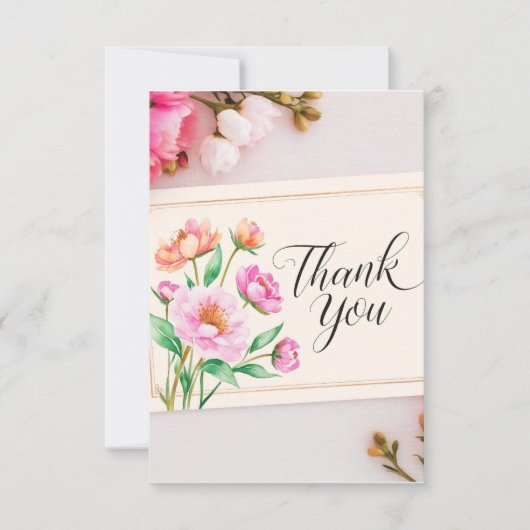 Dankeskarten Dankeskarte (Vorderseite)