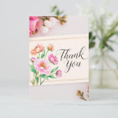 Dankeskarten Dankeskarte (Stehend Vorderseite)