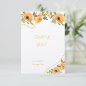 Dankeskarten Dankeskarte (Stehend Vorderseite)