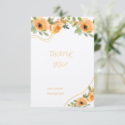 Dankeskarten Dankeskarte (Stehend Vorderseite)