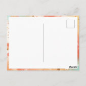 Dankeskarten-Design zum Kindergeburtstag mit Paste Postkarte (Rückseite)