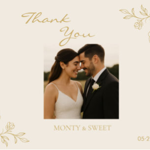 Dankeskarten   Familie, Unternehmen, Hochzeit Dankeskarte