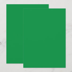 Dankeskarten Flach   Grün Minimal Elegant Dankeskarte