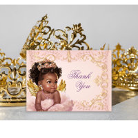 Dankeskarten für Afroamerikanische Prinzessin