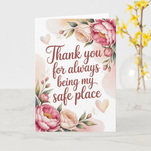 Dankeskarten für die Mutter Karte (Gelbe Blume)