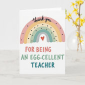 Dankeskarten für einen großartigen Lehrer Karte (Gelbe Blume)