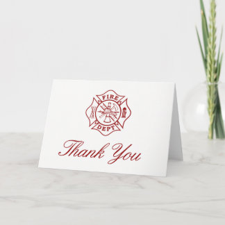 Dankeskarten für Feuerwehrleute Dankeskarte