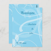 Dankeskarten Postkarte (Vorne/Hinten)