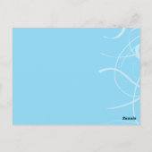 Dankeskarten Postkarte (Rückseite)