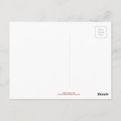 Dankeskarten Postkarte (Rückseite)