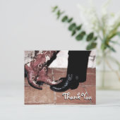 Dankeskarten Postkarte (Stehend Vorderseite)