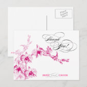 Dankeskarten Postkarte (Vorne/Hinten)