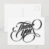 Dankeskarten Postkarte (Vorne/Hinten)