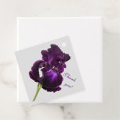 Dankeskarten Purple Iris Geschenkanhänger (Beispiel)