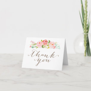Dankeskarten-Set 'Rosengarten' Dankeskarte