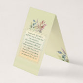 Dankeskarten-Vogel zärtlich (Rückseite)