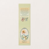 Dankeskarten-Vogel zärtlich (Außenseite Aufgefaltet)