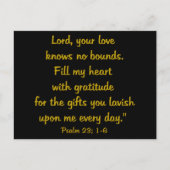 Dankespsalm Postkarte (Vorderseite)