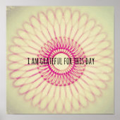 Dankesquadrat Poster (Vorne)