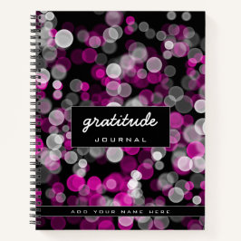 Dankeszeitung Pink White Bubble Notizblock