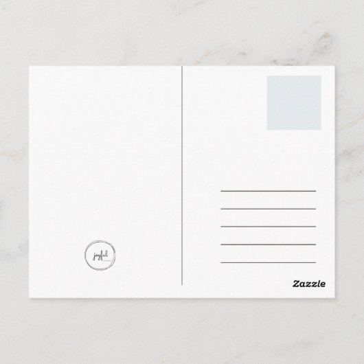 DANKFAST FÜR DICH POSTKARTE (Rückseite)