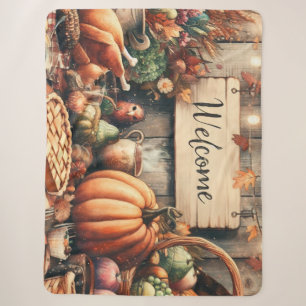 Dankfest/Herbst/Vintage Sherpadecke