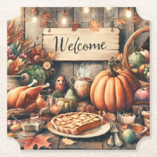 Dankfest/Herbst/Vintage  Untersetzer