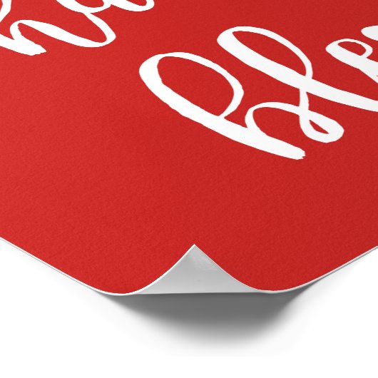 DANKFUL BLAESSEE Typografie Poster (Ecke)