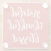 DANKFUL BLESSEED | GLASUNTERSETZER (Rückseite)