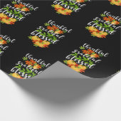 DANKFUL GRATEFUL BLAESSED ERNTEDANK GESCHENKPAPIER (Ecke)