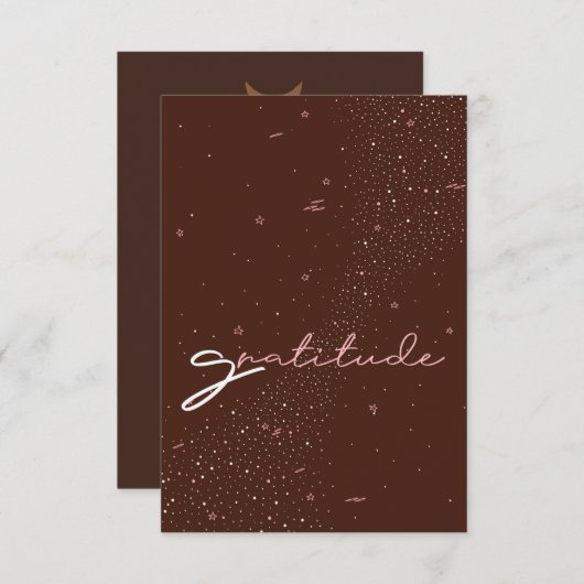 Dankkarte Dankeskarte (Vorne/Hinten)