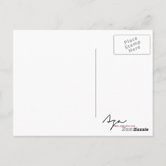 Dankopfotografie im Herbst Postkarte (Rückseite)