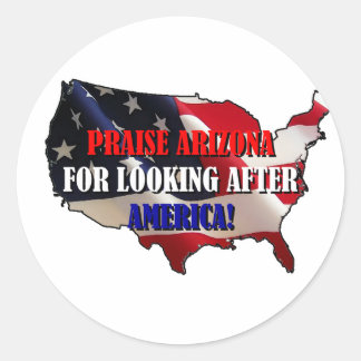 DANKS ARIZONA RUNDER AUFKLEBER