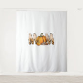 Danksagende Mama Pumpkin Leopart Wandteppich (Vorderseite)