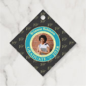 Danksagung Abschlussfeier Kohlebild Modern Geschenkanhänger (Rückseite)