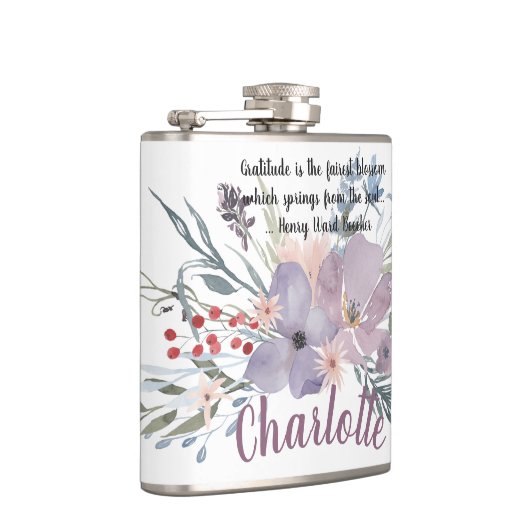 Danksagung Flachmann (Rechts)