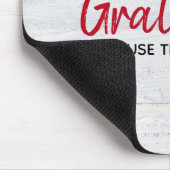 Danksagung für Holz Mousepad (Ecke)