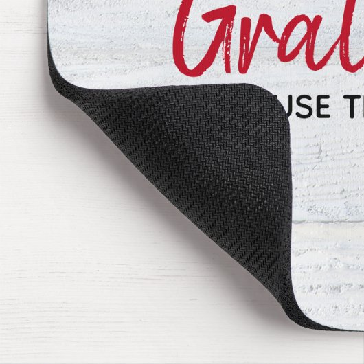 Danksagung für Holz Mousepad (Ecke)