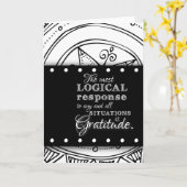 Danksagung Inspiration Segen Mandala Kunst Karte (Gelbe Blume)