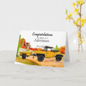 Danksagungskarte Karte (Gelbe Blume)