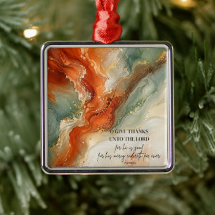 DANKT DEM HERRN  Erntedankgeschenk Ornament Aus Metall