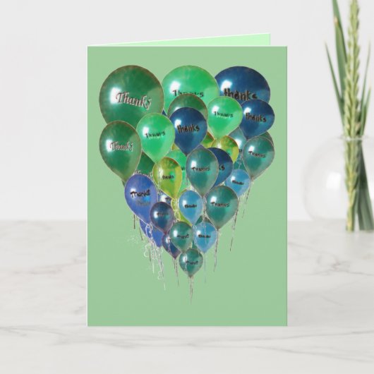 Dankt einem Bündel! Dankeskarte (Vorderseite)