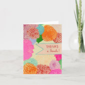 dankt einem Bündel! Dankeskarte (Vorderseite)