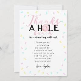 Dankt einem ganzen dankeskarte