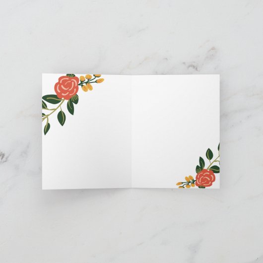 Dankt einem Latte Dankeskarte (Innenseite)