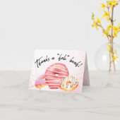 Dankt einer Lochbündel Schaumgummiring-Karte Karte (Gelbe Blume)