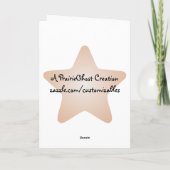 Dankt einer Schmierölniederdruck-Karte Dankeskarte (Rückseite)