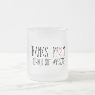 Dankt Mamma, ich ausfiel fantastisches Mattglastasse