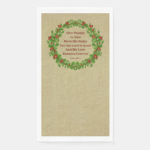 Dankt und preist seinen Namen, der Herr ist gut Serviette