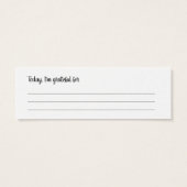 Dankungskarten für Ihre Danksagung Jar (Rückseite)